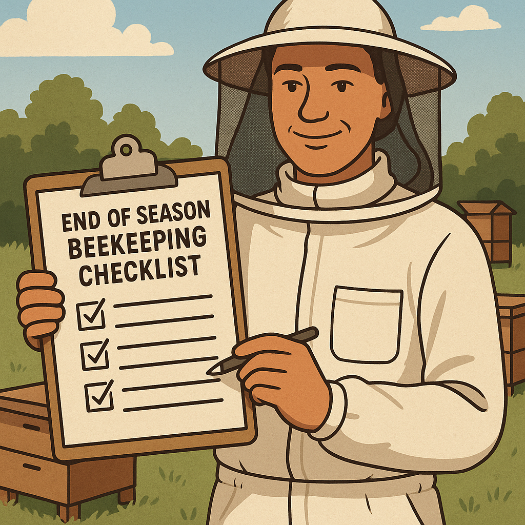 end of season beekeeping checklist