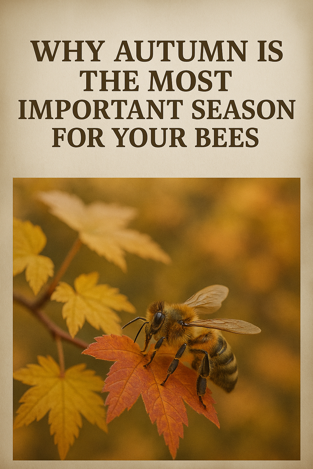 Why Autumn Is the MOST Important Season for Your Bees 🐝