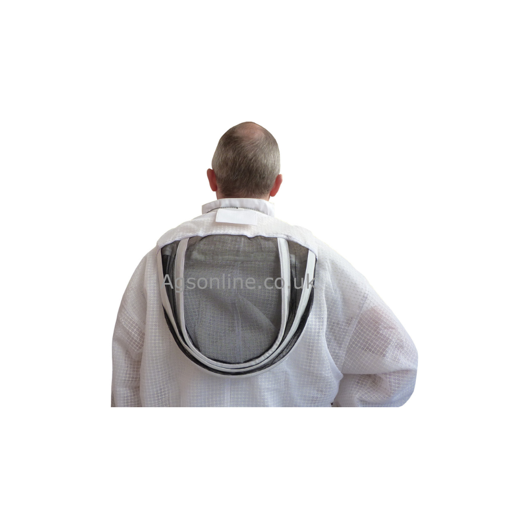 White 3 layer fencing jacket