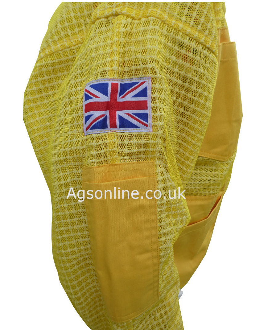 Yellow 3 layer fencing jacket