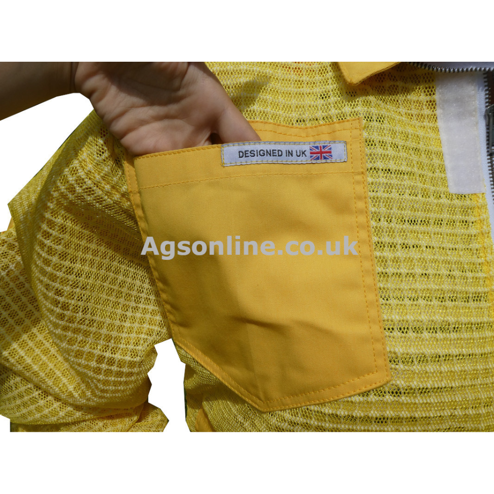 Yellow 3 layer fencing jacket
