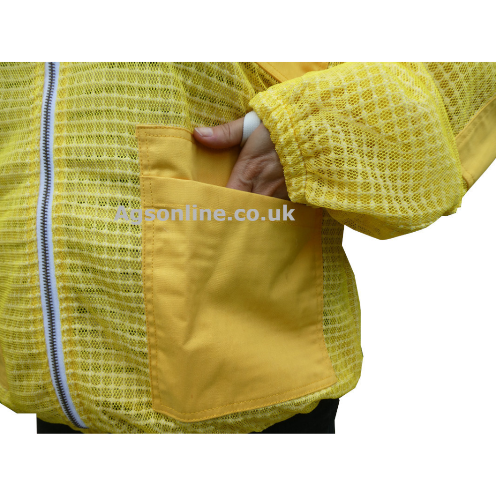 Yellow 3 layer fencing jacket