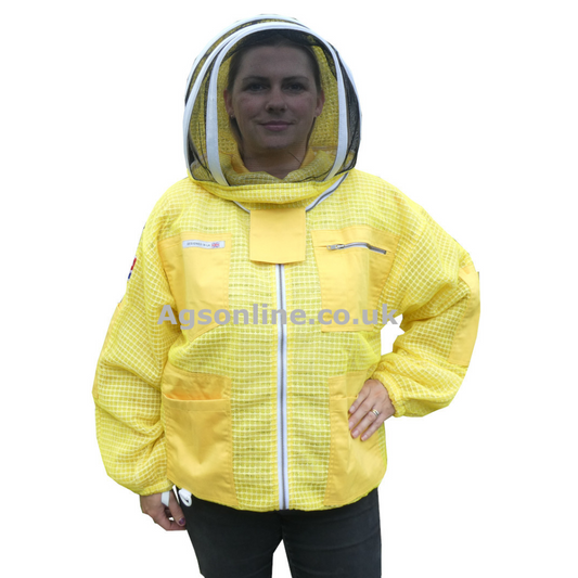 Yellow 3 layer fencing jacket