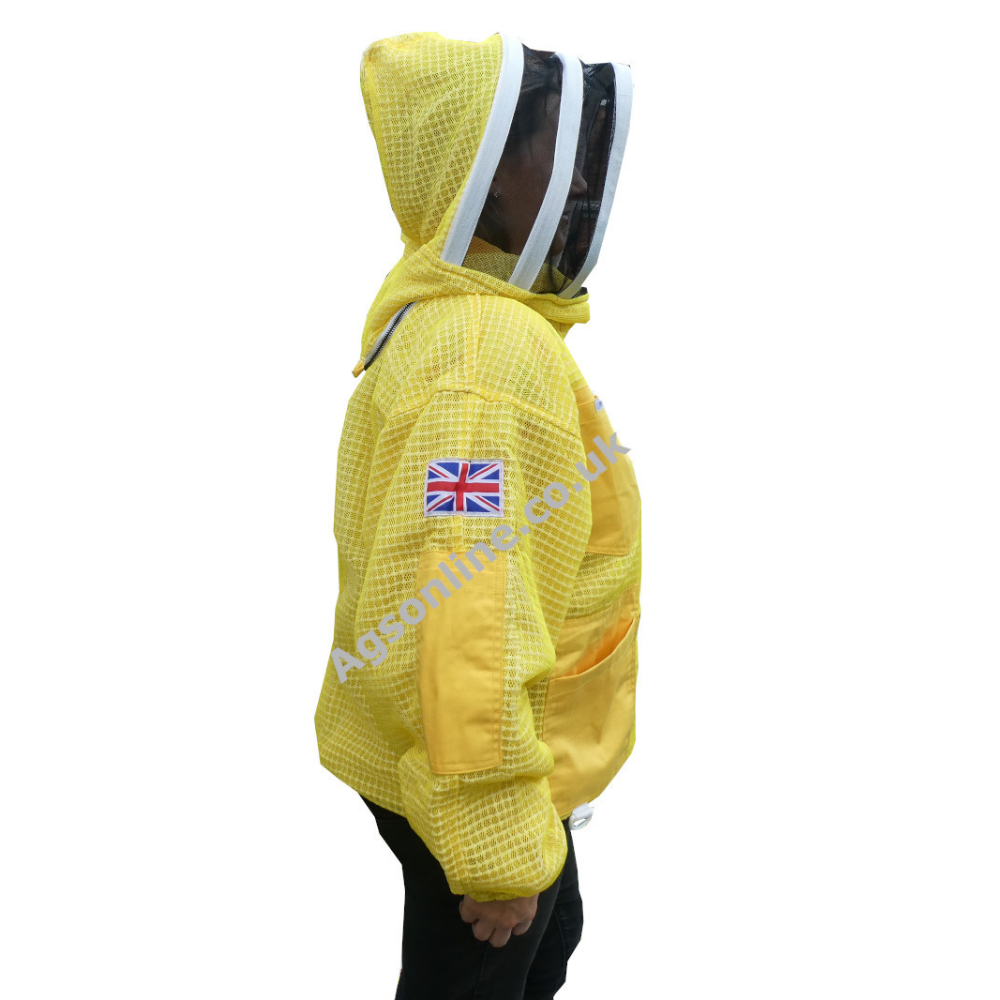 Yellow 3 layer fencing jacket