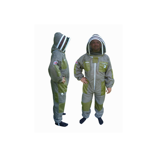 Green 3 layer fencing suit