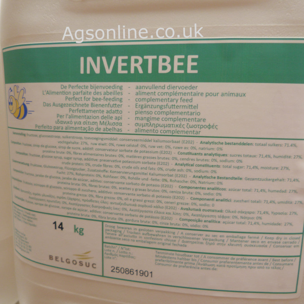 Invertbee Syrup 14kg / 10L – Ready-to-Use Liquid Bee Feed | Spring Bee Syrup