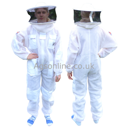 Children's 3 layer Round Hat bee suit