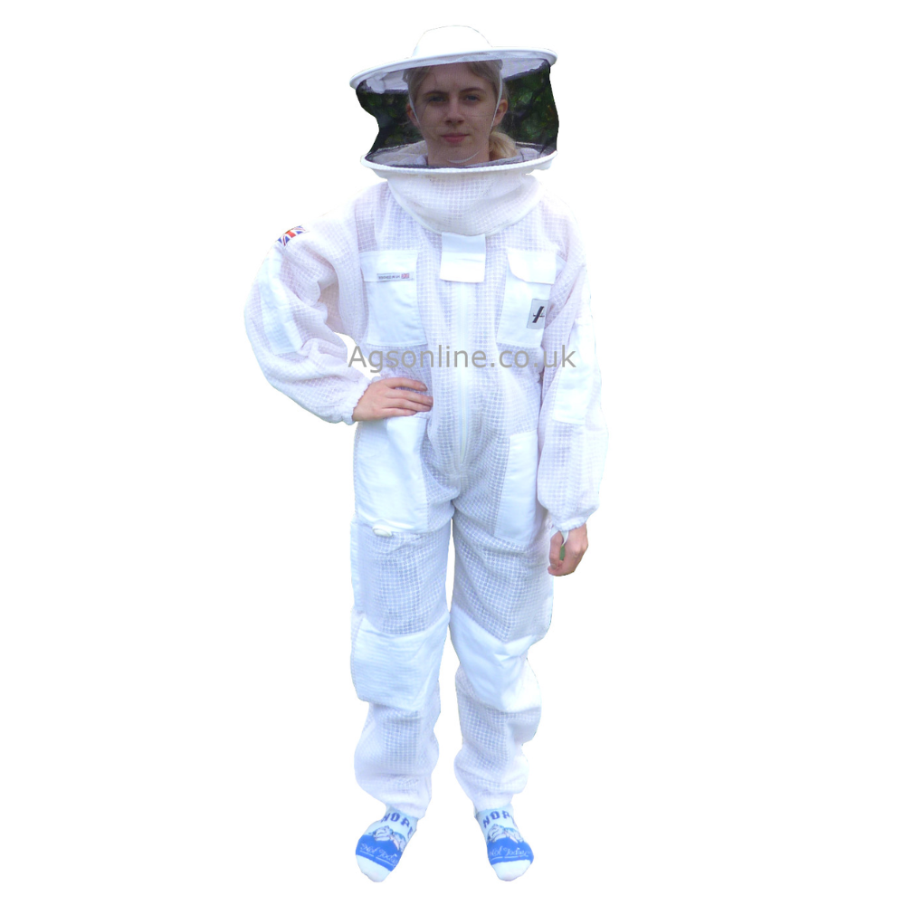 Children's 3 layer Round Hat bee suit