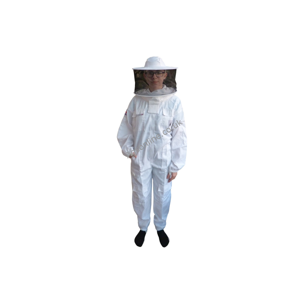 Children's cotton round hat bee suit