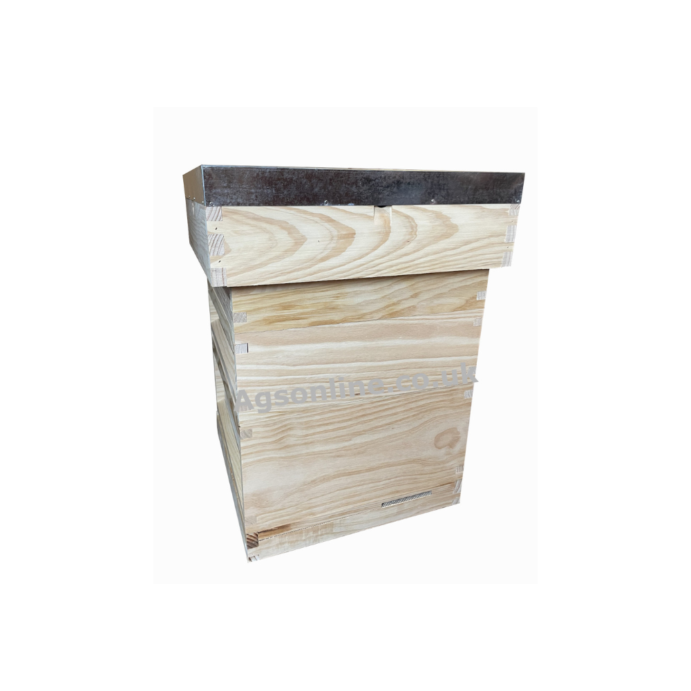 Bee Hive Cedar British National beehive with Brood Box & 2 Supers Beekeeping Equipment