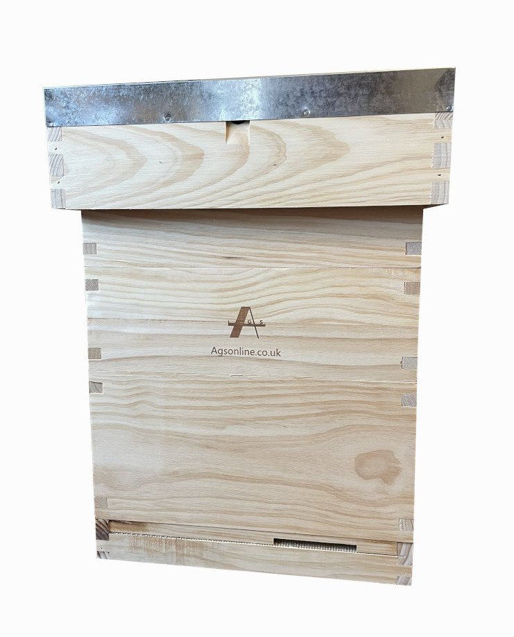 Bee Hive Cedar National Beehive Kit with Wired Wax