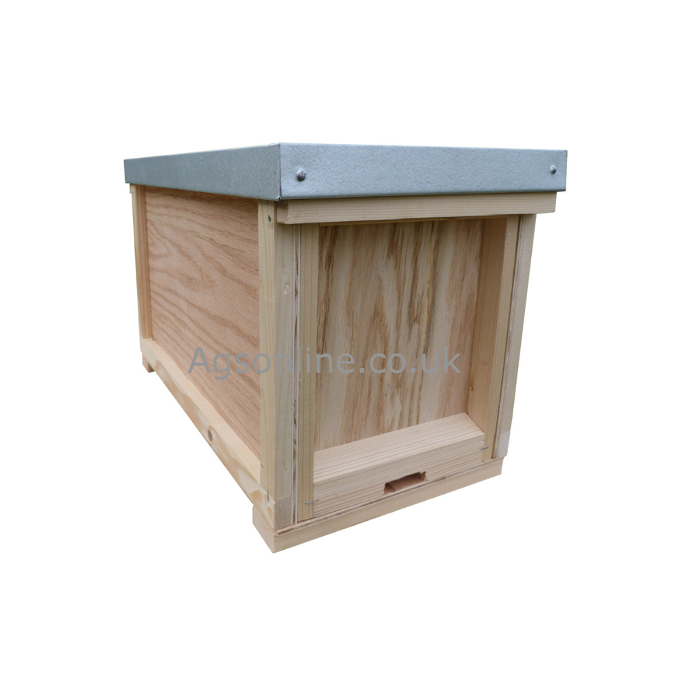 National 5-Frame Nuc Box for Bees - Flat Packed Pine Beehive for Nucleus Colonies