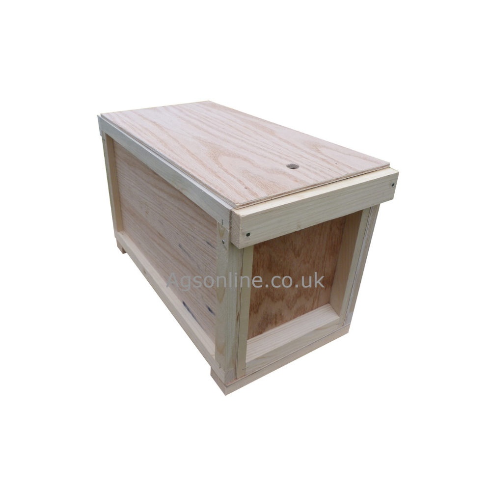 National 5-Frame Nuc Box for Bees - Flat Packed Pine Beehive for Nucleus Colonies