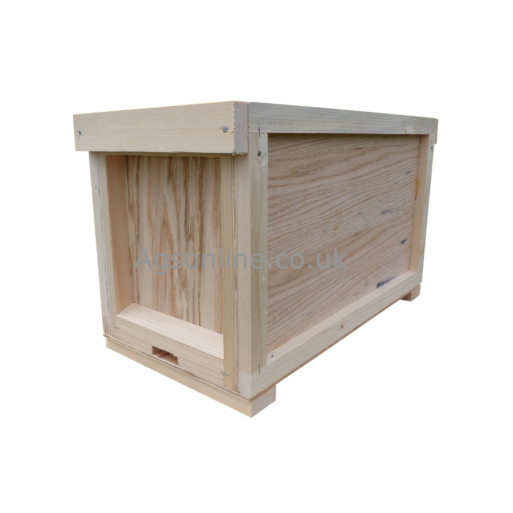 National 5-Frame Nuc Box for Bees - Flat Packed Pine Beehive for Nucleus Colonies