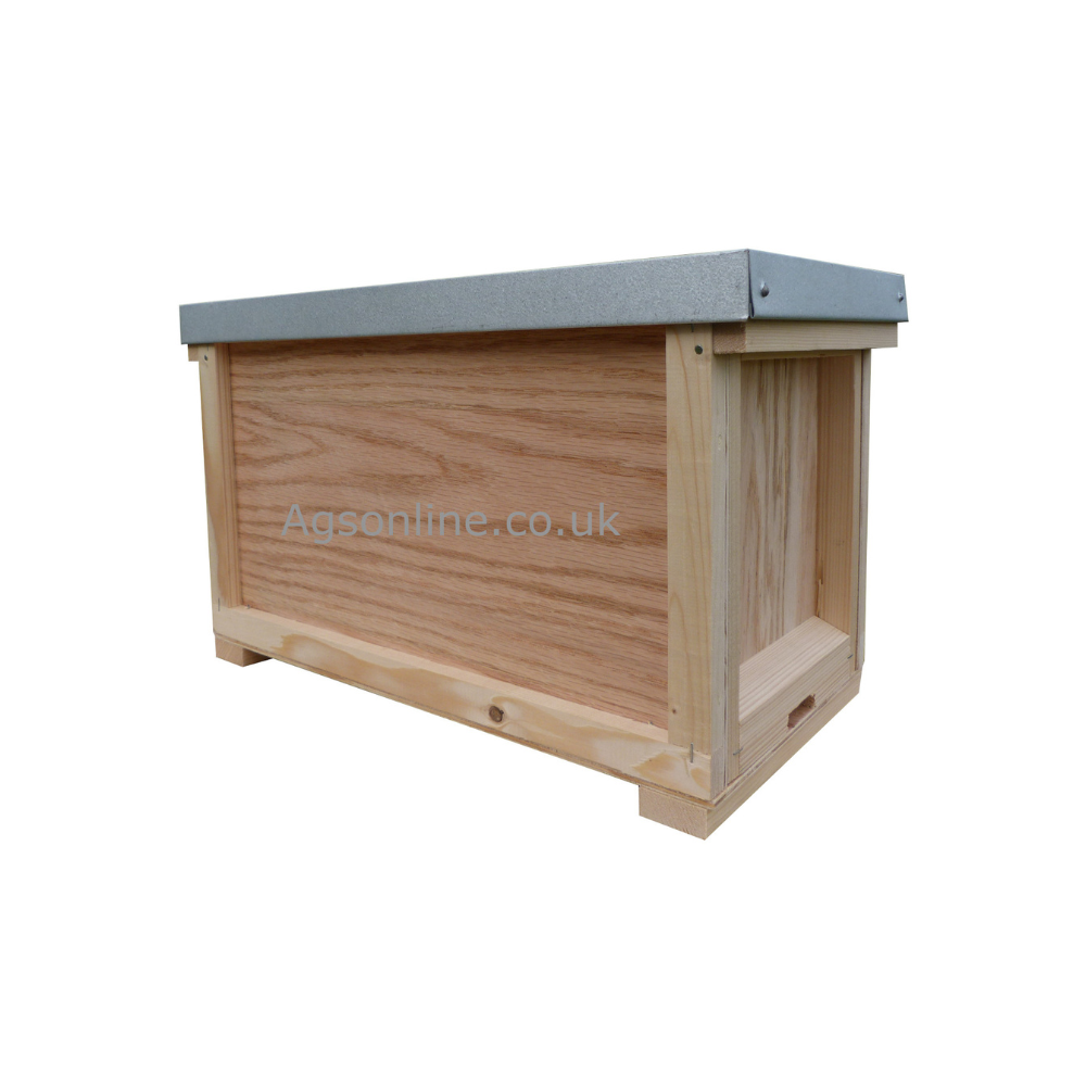 National 5-Frame Nuc Box for Bees - Flat Packed Pine Beehive for Nucleus Colonies