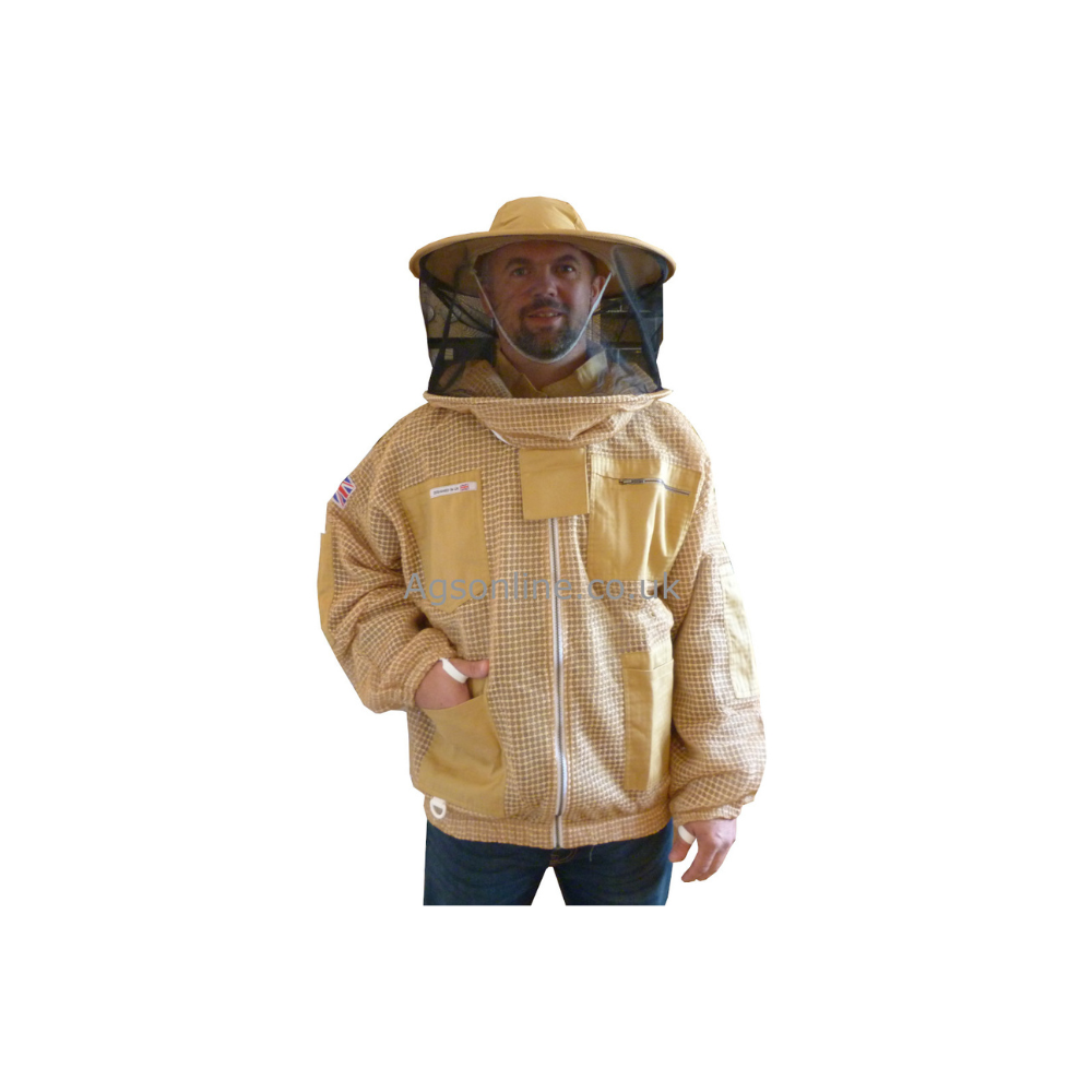 Olive 3 layer round hat jacket