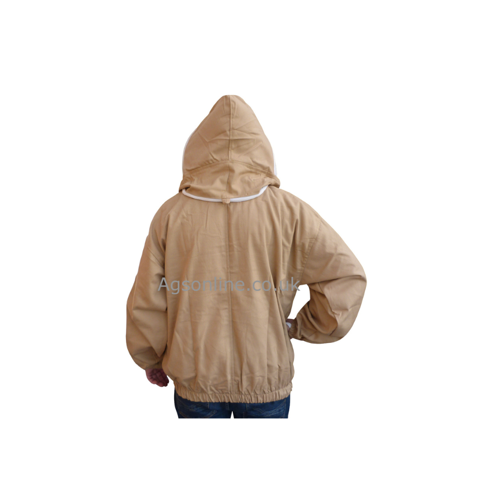 Olive cotton bee jacket