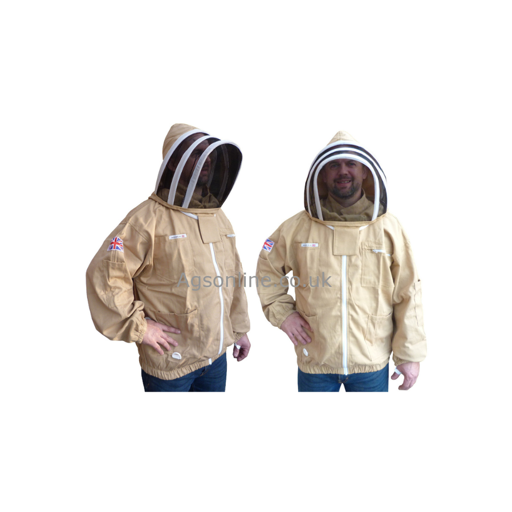 Olive cotton bee jacket