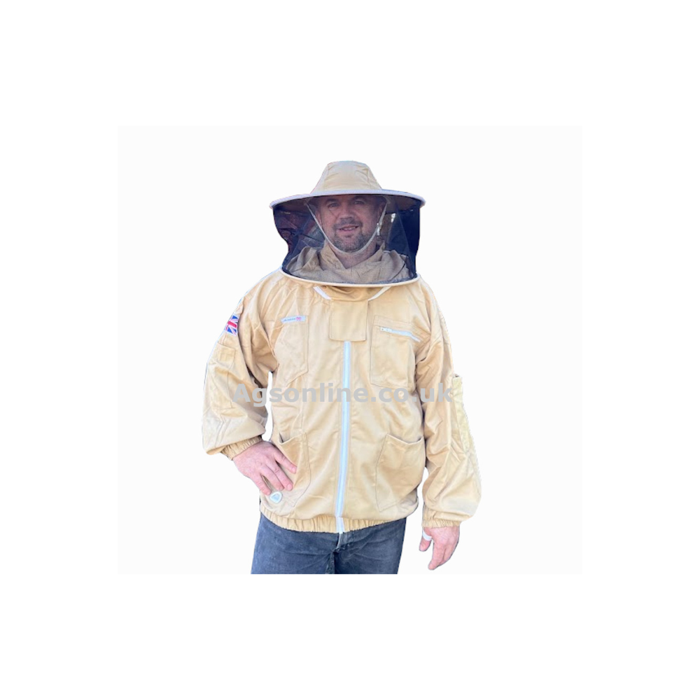 Olive cotton round hat jacket