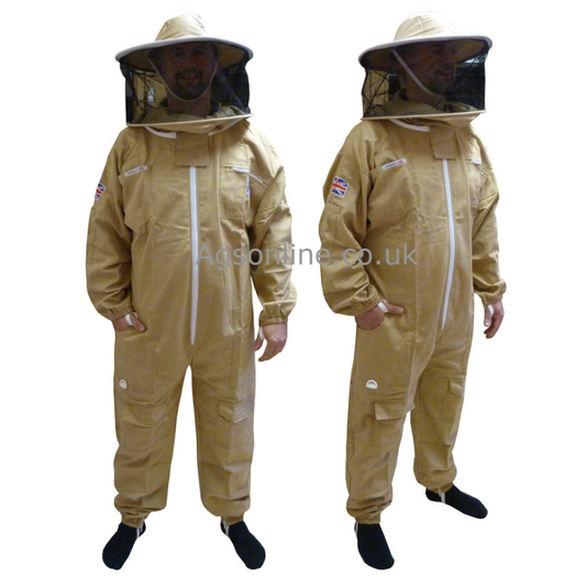 Olive cotton round hat suit