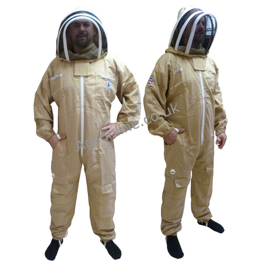 Olive cotton bee suit