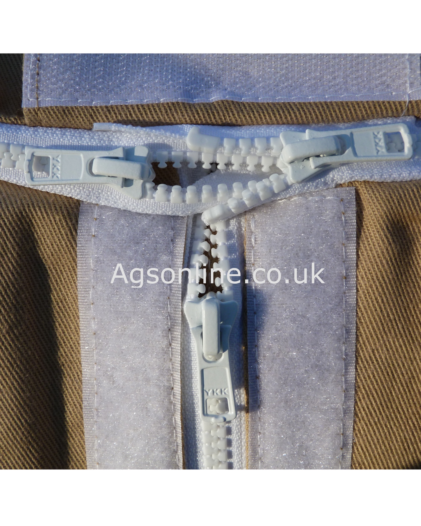 Olive cotton fencing hood