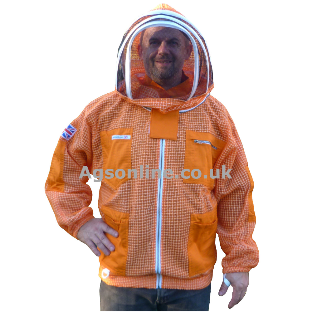 Orange 3 layer fencing jacket