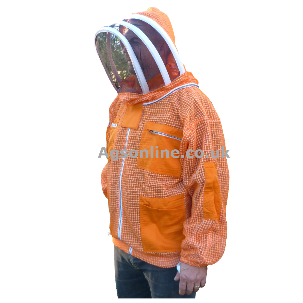 Orange 3 layer fencing jacket