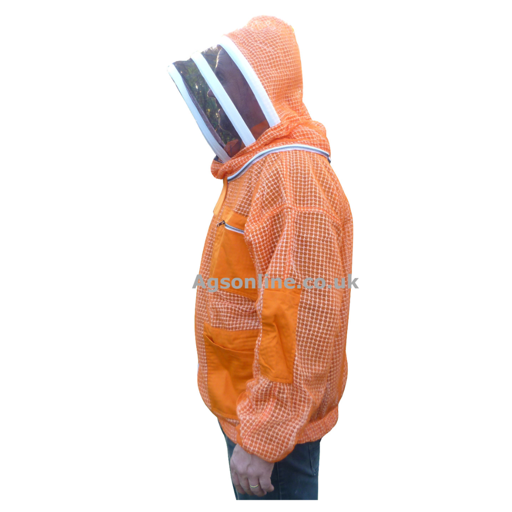 Orange 3 layer fencing jacket