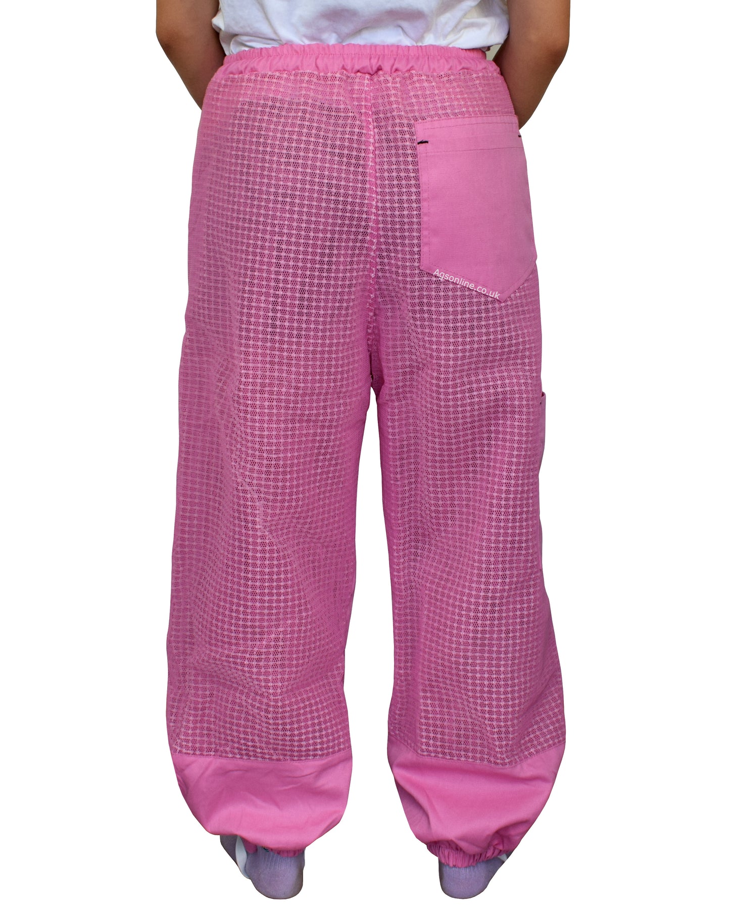 Pink 3 Layer Ventilated Beekeeping Trousers | Mesh Beekeeping Clothing