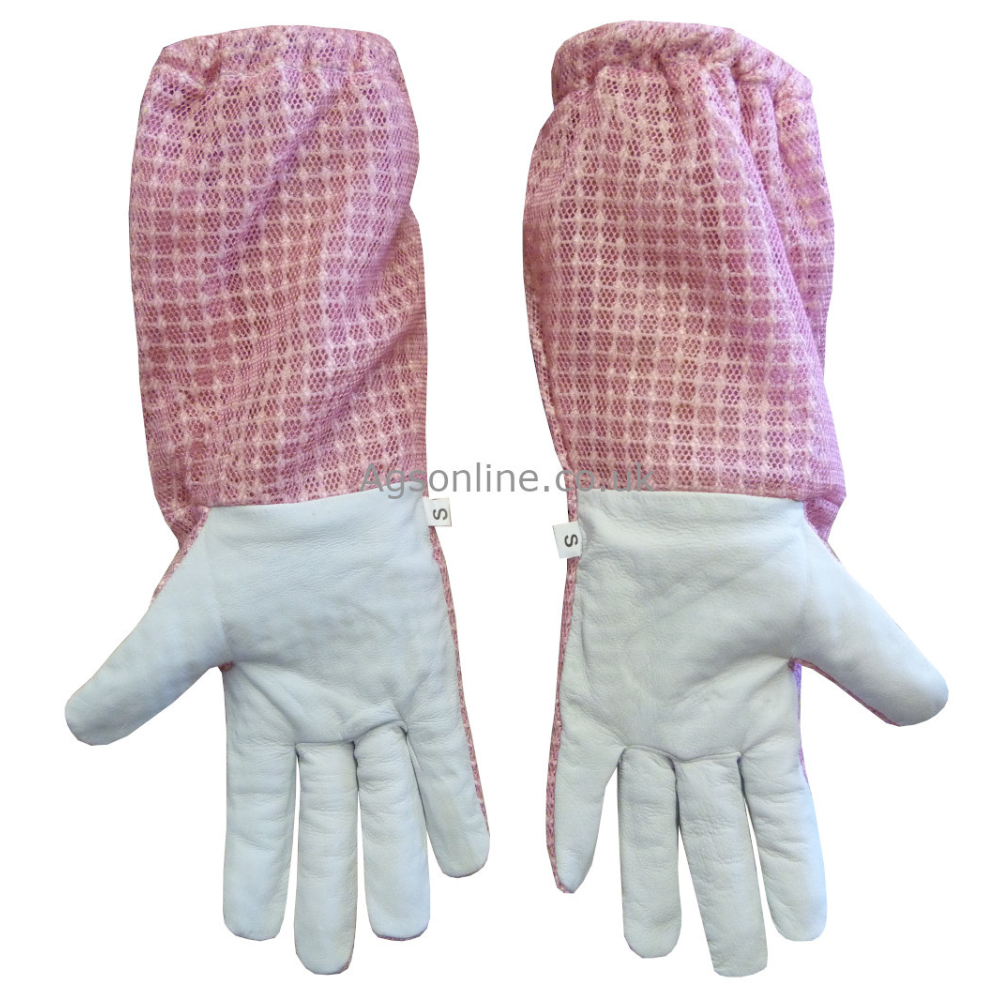 Pink 3 layer gloves