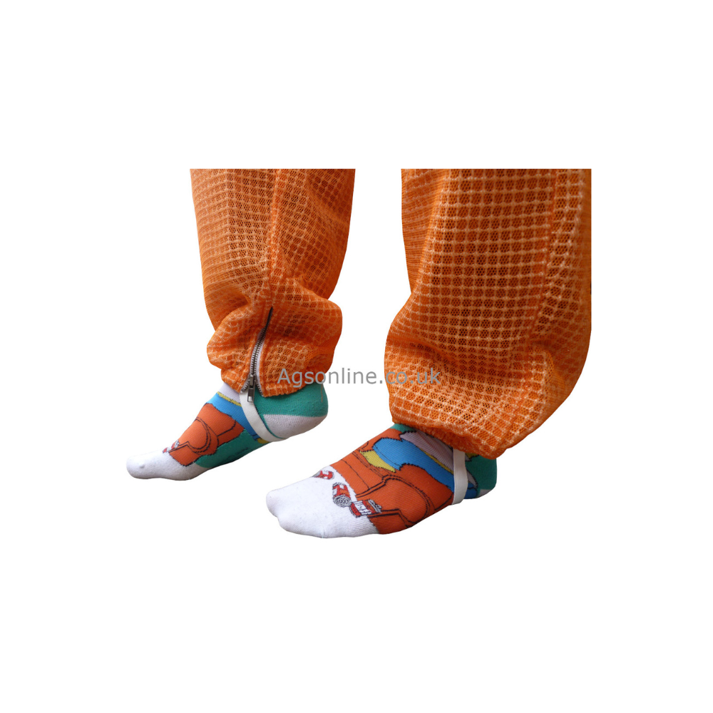 Orange 3 layer round hat suit