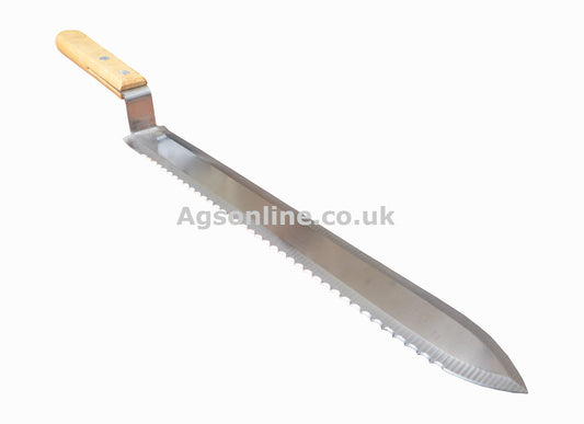 Wood Handle Uncapping Knife