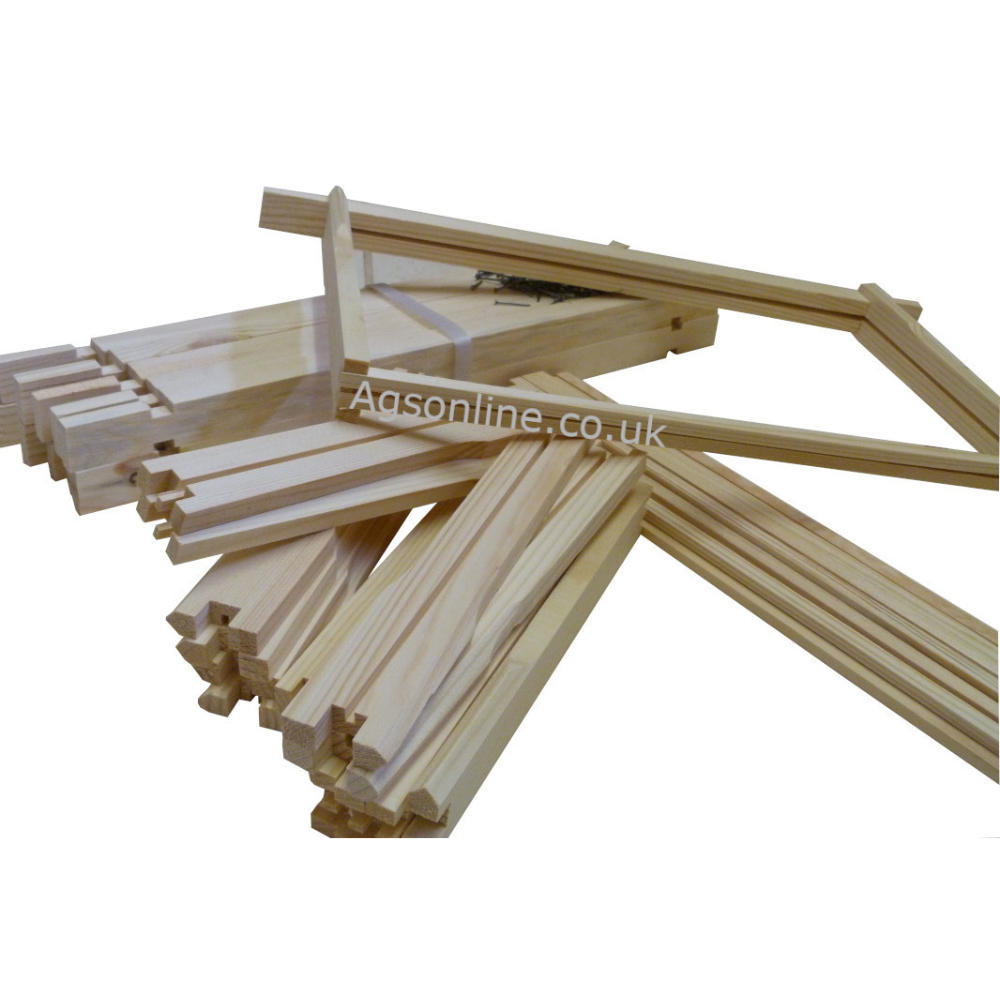 Bee hive swarm trap Kit Wired Wax and Frames - 5 frame box