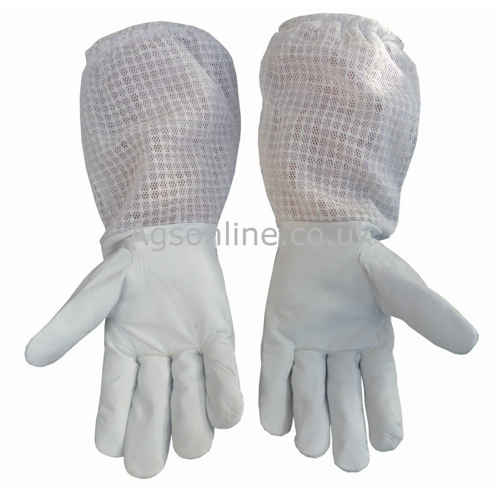 White 3 layer gloves