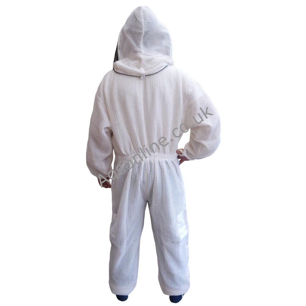 White 3 layer fencing suit