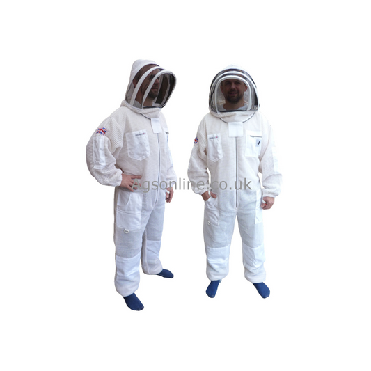 White 3 layer fencing suit