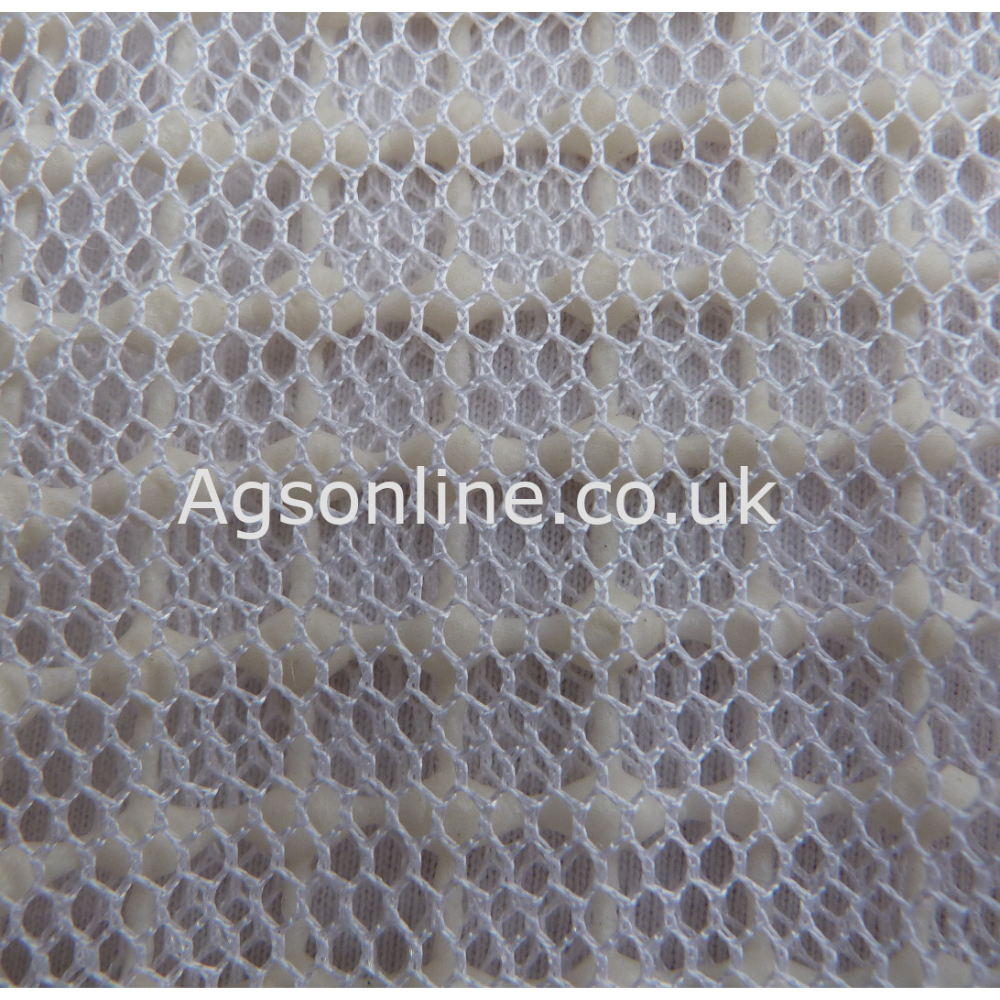 White 3 layer fencing hood