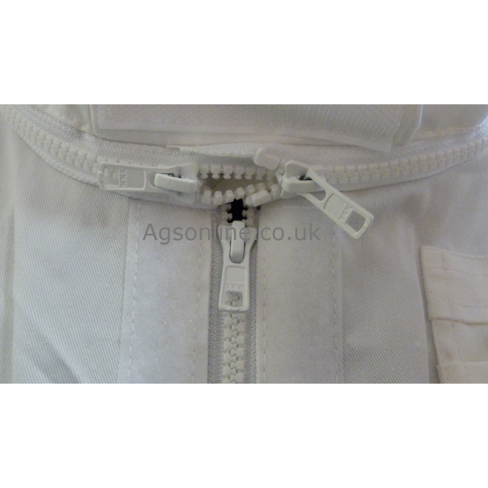 White cotton round hat jacket