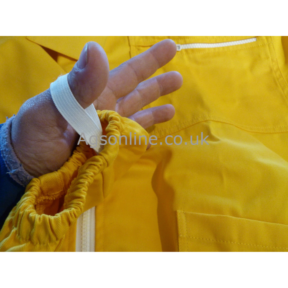 Yellow cotton fencing jacket