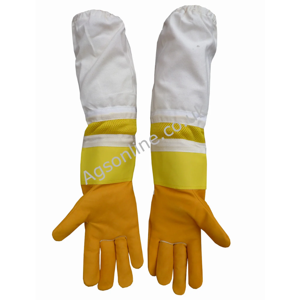 PRO Long Yellow Gauntlet Gloves