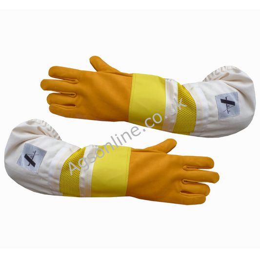 PRO Long Yellow Gauntlet Gloves