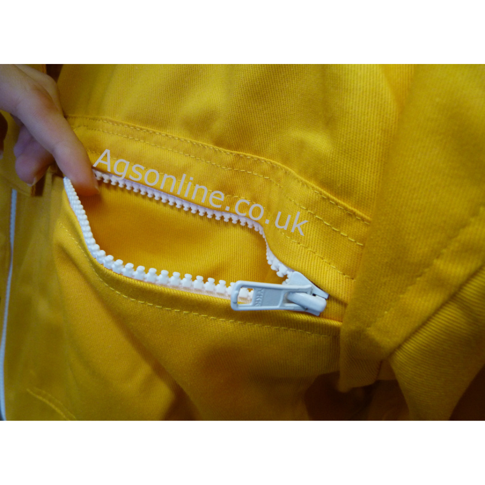 Yellow cotton fencing suit
