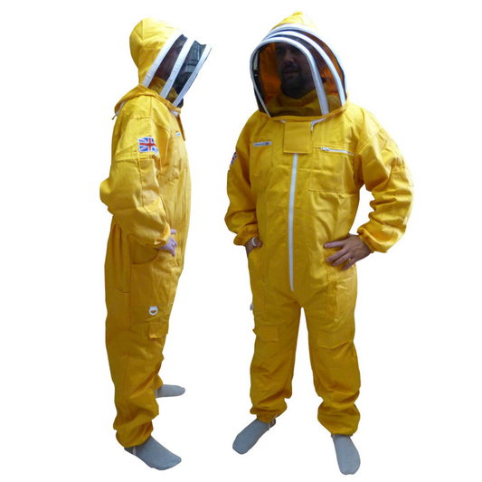 Yellow cotton fencing suit
