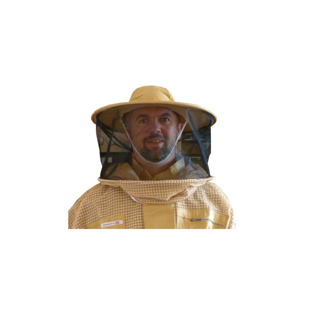 Olive 3 layer round hat