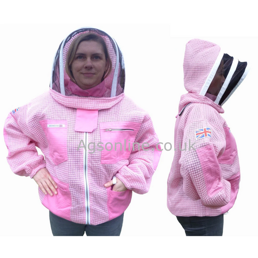 Pink 3 layer fencing jacket