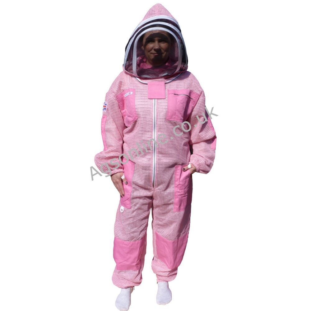 Pink 3 layer bee suit