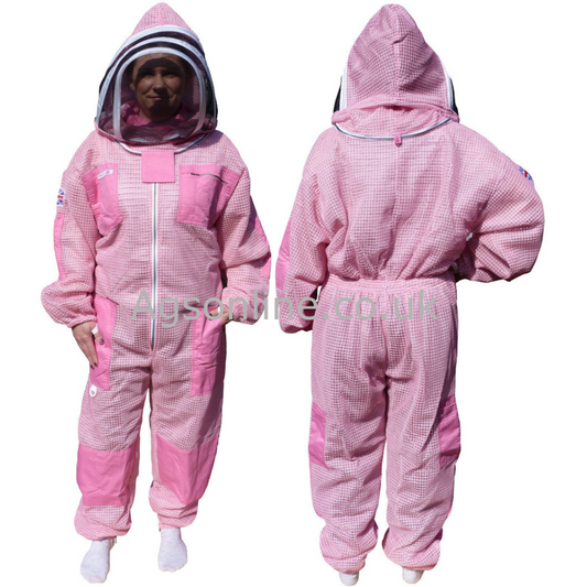 Pink 3 layer bee suit