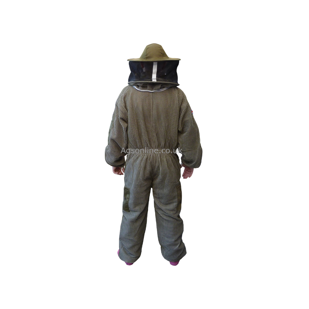 Green 3 layer round hat suit