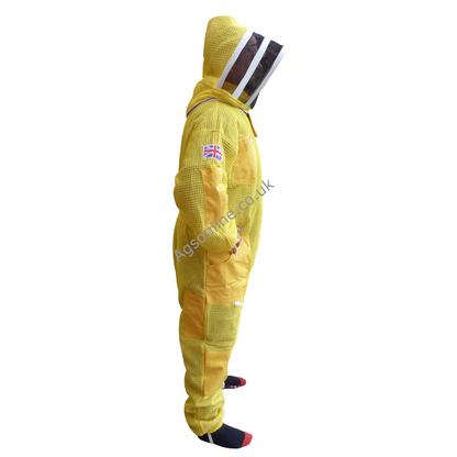 Yellow 3 layer bee suit